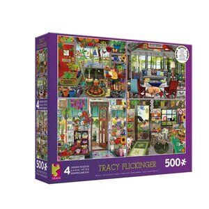 Ceaco 4 in 1 Multipack Tracy Flickinger Interlocking Jigsaw Puzzle